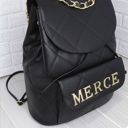 Back Pack Mochila Esmeralda Sintético