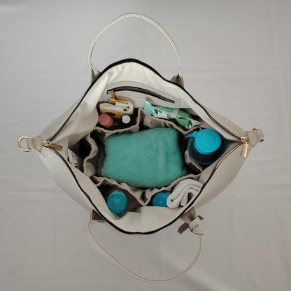 Pañalera piel vacuna