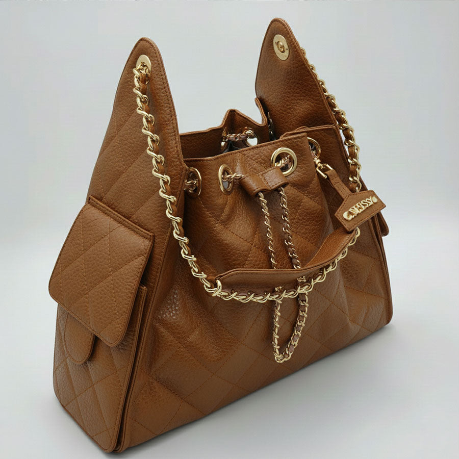 Bolso de Cadena Sherlyn Grande Piel Vacuna Floter