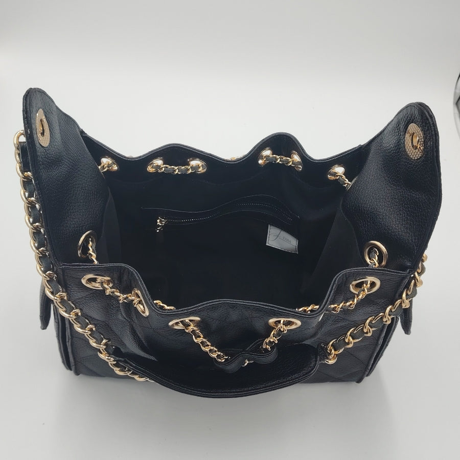 Bolso de Cadena Sherlyn mediana piel vacuna
