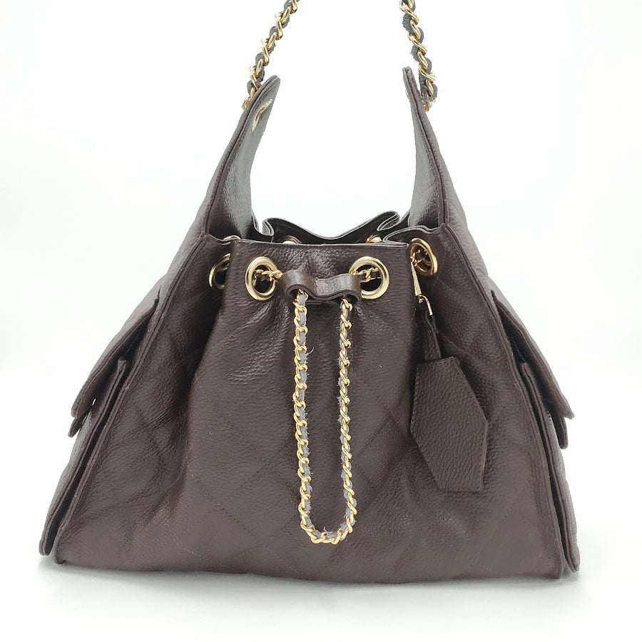 Bolso de Cadena Sherlyn Grande Piel Vacuna Floter