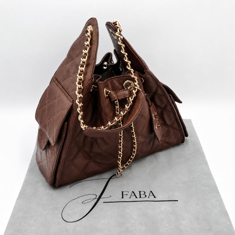 Bolso de Cadena Sherlyn Grande Piel Vacuna Floter
