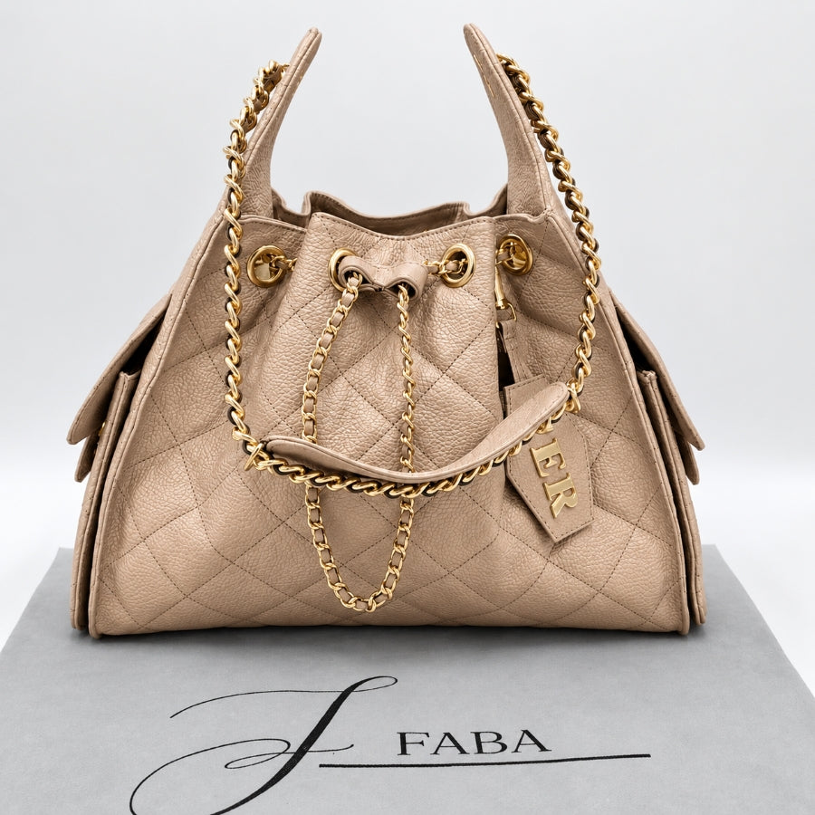 Bolso de Cadena Sherlyn Grande Piel Vacuna Floter