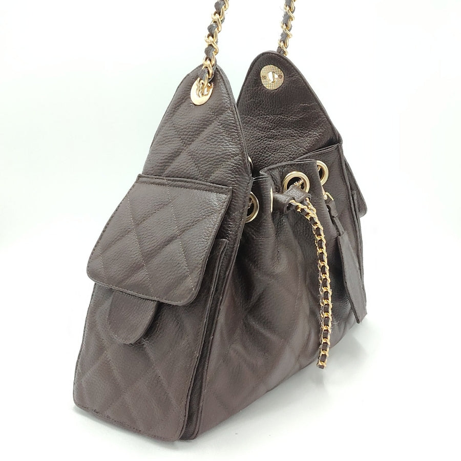 Bolso de Cadena Sherlyn Mediana Piel Vacuna Floter