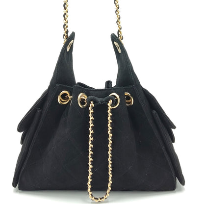 Bolso de cadena Sherlyn Mediano Piel Gamuza