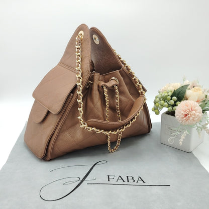 Bolso de Cadena Sherlyn Mediana Piel Vacuna Floter